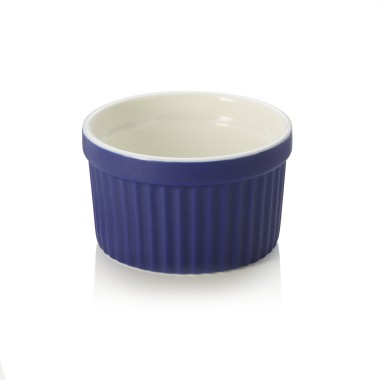 Set Ramequin, Ø 7 cm, 85 ml, bleu, Lot 6 , porcelaine - Was Germany