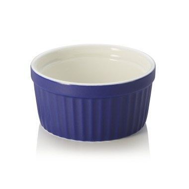 Set Ramequin, Ø 9 cm, 130 ml, bleu, Lot 6 , porcelaine - Was Germany