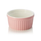 Set Ramequin, Ø 9 cm, 130 ml, rose, Lot 6 , porcelaine - Was Germany