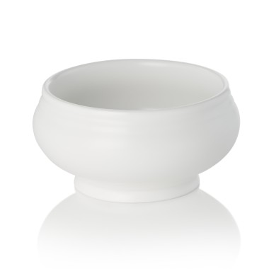 Terrine, 0,5 l, Ø 12,5 cm, blanc mat, porcelaine - Was Germany