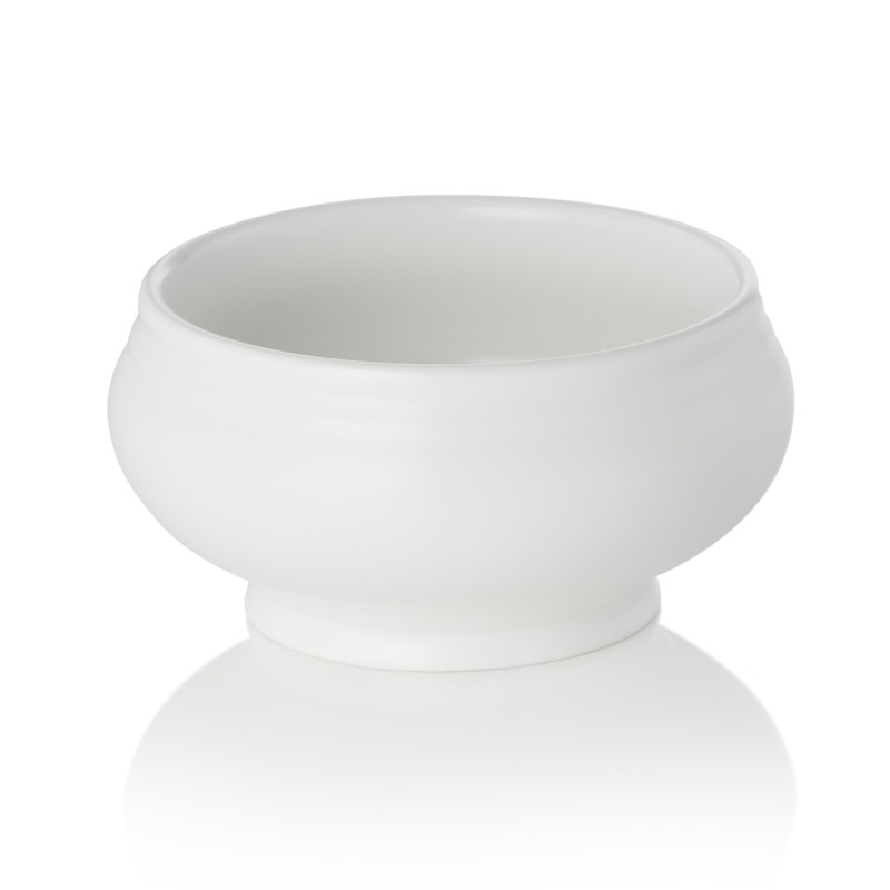 Terrine, 0,5 l, Ø 12,5 cm, blanc mat, porcelaine - Was Germany