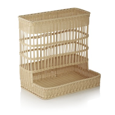 Goulotte à petits pains WEAVER PRO Système de paniers, 60 x 39 x 60,5 cm, beige clair, polypropylène - Was Germany