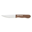 Lot couteaux à steak avec poignée en bois pakka, 25 cm, Lot 6 , bois, acier chromé 13/0 - Was Germany