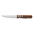 Lot couteaux à steak avec poignée en bois pakka, 25 cm, Lot 6 , bois, acier chromé 13/0 - Was Germany