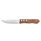 Lot couteaux à steak avec poignée en bois pakka, 25 cm, Lot 6 , bois, acier chromé 13/0 - Was Germany