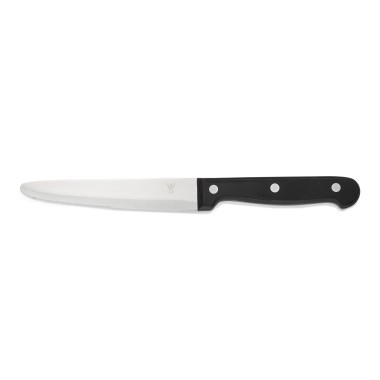 Lot couteaux à steak avec manche en plastique POM, 25 cm, Lot 6 , polyoxyméthylène, acier inoxydable 13/0 - Was Germany
