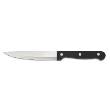 Lot couteaux à steak avec manche en plastique POM, 25 cm, Lot 6 pcs, polyoxyméthylène, acier chrome 13/0 - Was Germany