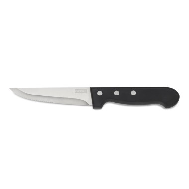 Lot couteaux à steak avec poignée en plastique ABS, 25 cm, Lot 6 , plastique ABS, acier chromé 13/0 - Was Germany