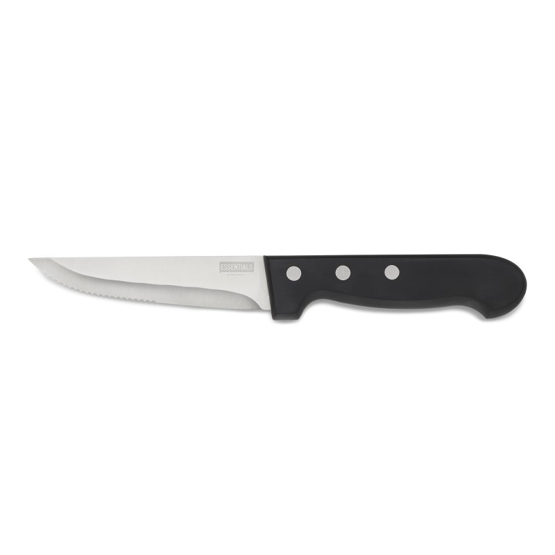 Lot couteaux à steak avec poignée en plastique ABS, 25 cm, Lot 6 , plastique ABS, acier chromé 13/0 - Was Germany