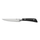 Lot couteaux à steak CARLOS avec manche en bois pakka noir, 24 cm, Lot 6 , acier de la lame 420, bois - Was Germany