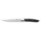Lot couteaux à steak CARLOS avec poignée en bois de sandal noir, 24 cm, Lot 6 , lame en acier 420, bois - Was Germany