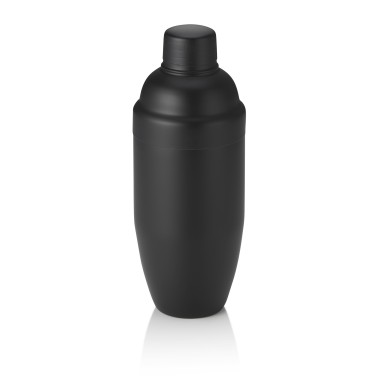 Shaker Classic NOCTURN, 0,7 l, Ø 9 cm, noir mat, acier chromé nickel 18/8 - Was Germany
