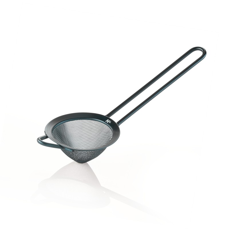 Passoire à bar à mailles fines NOCTURN, Ø 9 cm, 25,5 cm, bleu mat - HLC, acier inoxydable chrome nickel 18/8 - Was Germany