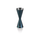 Jigger Slim NOCTURN, 3/4,5 cl, Ø 4,5 cm, hauteur 12 cm, bleu mat - HLC, acier inoxydable chromé nickel 18/8 - Was Germany