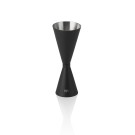 Jigger Slim NOCTURN, 3/6 cl, Ø 5 cm, hauteur 13 cm, noir mat, acier chrome nickel 18/8 - Was Germany