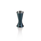 Jigger style japonais NOCTURN, 2/4 cl, Ø 4,5 cm, hauteur 9 cm, bleu mat - HLC, acier chrome nickel - Was Germany