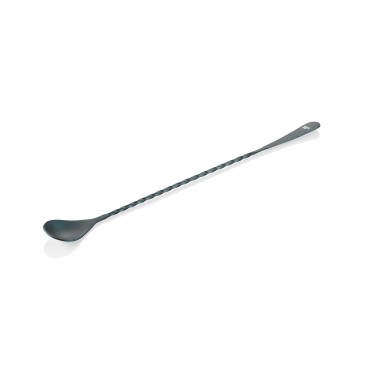 Cuillère de bar style japonais NOCTURN, 33,5 cm, bleu mat - HLC, acier inoxydable chrome nickel 18/8 - Was Germany