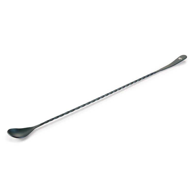 Cuillère de bar style japonais NOCTURN, 40 cm, bleu mat - HLC, acier inoxydable chromé nickel 18/8 - Was Germany
