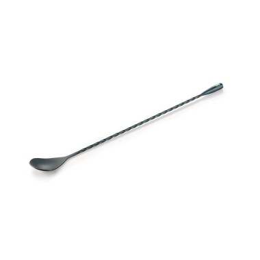 Cuillère à bar Twistée Classique NOCTURN, 30 cm, bleu mat - HLC, acier chrome nickel 18/8 - Was Germany