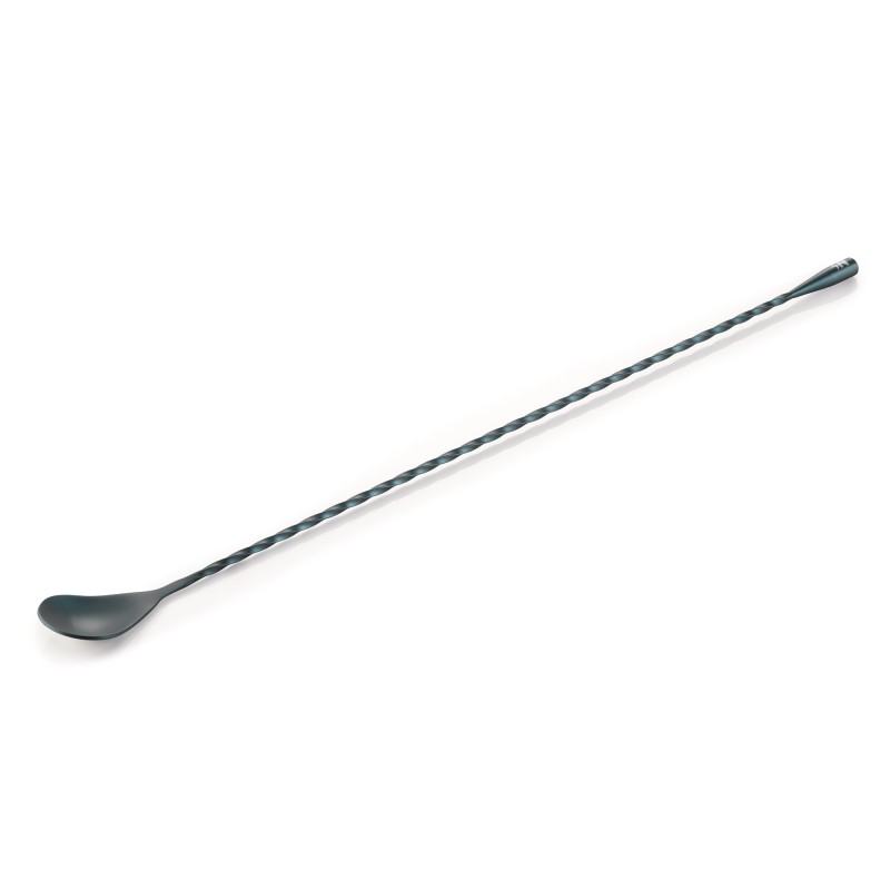 Cuillère à bar Twisted Classic NOCTURN, 40 cm, bleu mat - HLC, acier inoxydable chromé nickel 18/8 - Was Germany