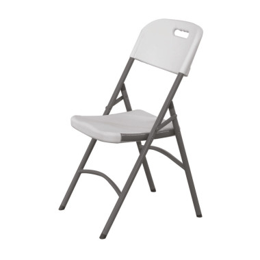Chaise blanche de restauration, 540x440x(H)840mm - Finedine
