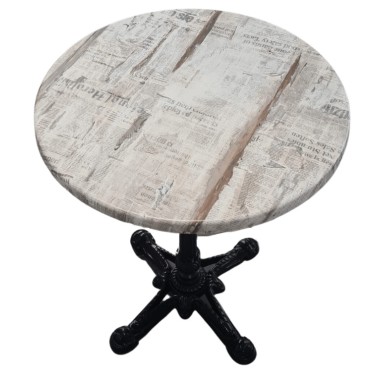 Plateaux de Table stratifiés moulés - diamètre 60 cm - lot de 6 - Sinotec