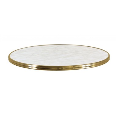 Plateaux de Table stratifiés moulés - diamètre 60 cm - lot de 6 - Sinotec