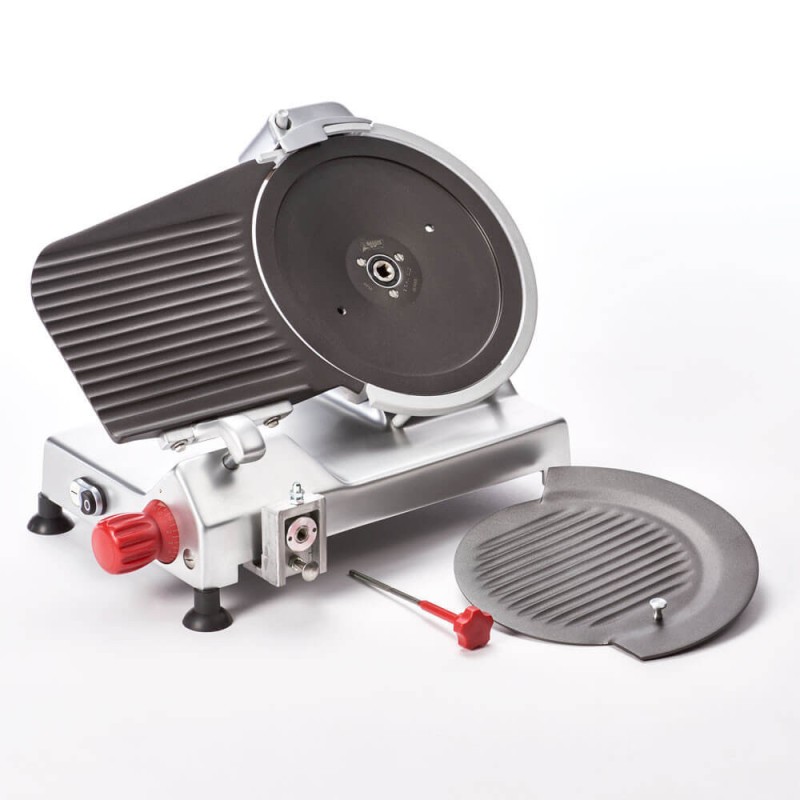 Trancheuse à charcuterie et fromage avec revêtement antiadhésif, couteau Ø 300 mm - Stalgast