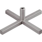Support pour épée, poignée renforcée pour fixation de la tige, croisillon pour gyroscope, kebab. - Stalgast