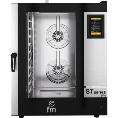 Four à convection et à vapeur, de boulangerie avec système de nettoyage, ST-Bakery, à écran tactile, 10x(600x400), P 15,6 kW - S