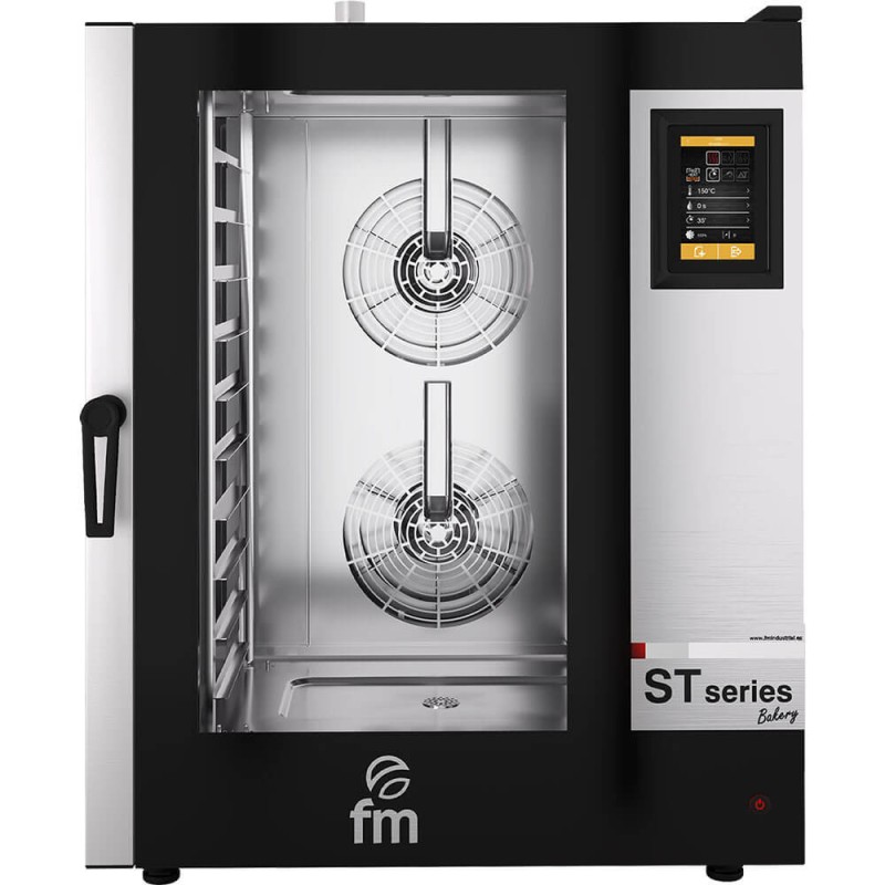 Four à convection et à vapeur, de boulangerie avec système de nettoyage, ST-Bakery, à écran tactile, 10x(600x400), P 15,6 kW - S