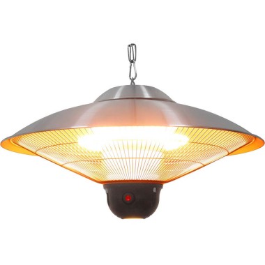 Lampe chauffante suspendue avec télécommande et éclairage LED, P 2.1 kW - Stalgast