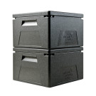 Conteneur thermique pour pizza, noir, V 27 l - Stalgast