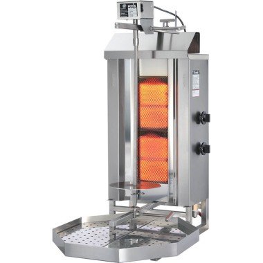 Gyros, kebab à gaz, GD 2, P 7 kW, G 30 - Stalgast