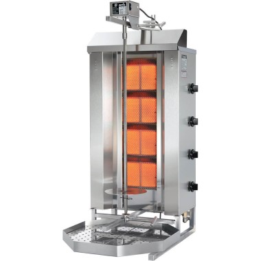 Gyros, kebab à gaz, GD 5, P 17,5 kW, G 20 - Stalgast