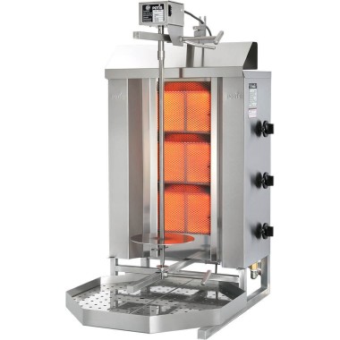 Gyros, kebab à gaz, GD 3, P 10,5 KW, G 20 - Stalgast