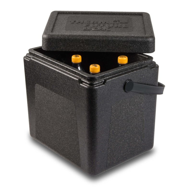 Conteneur isolant thermique, noir avec poignée, V 20 l - Stalgast