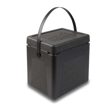 Conteneur isolant thermique, noir avec poignée, V 20 l - Stalgast