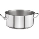 Casserole basse sans couvercle, en acier, Ø 240 mm, V 4,3 l - Stalgast