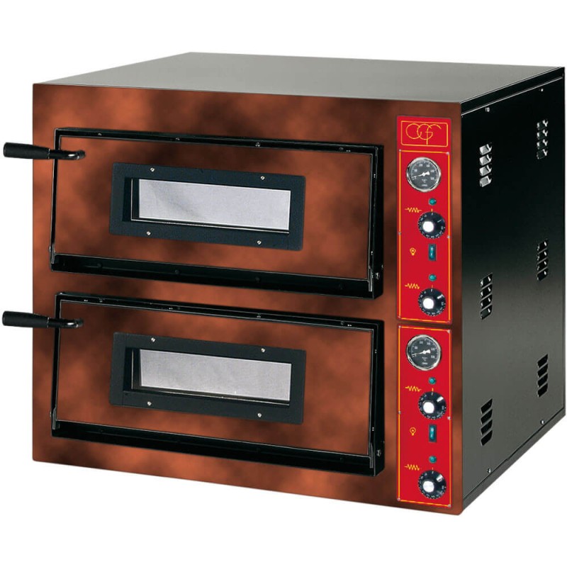 Four à pizza E-Line, Rustica, 2x4x30, U 400 V, P 8,4 kW - Stalgast