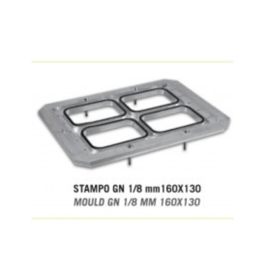 Moule pour thermoscelleuse pro VG800 - GN 1/8 - Lavezzini
