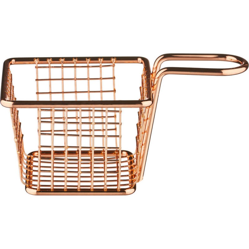 Panier de service pour plats, en cuivre, 100x100x70 mm - Stalgast