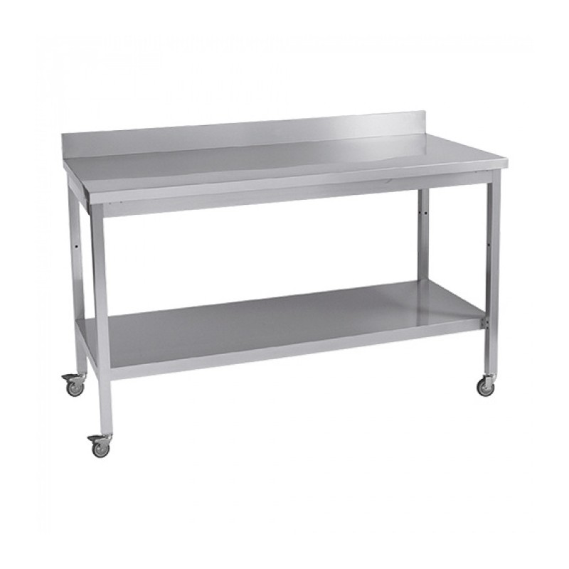 Table de préparation acier 200 cm - EMGA