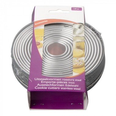 lot de 14 Emporte-pièces inox - Emga