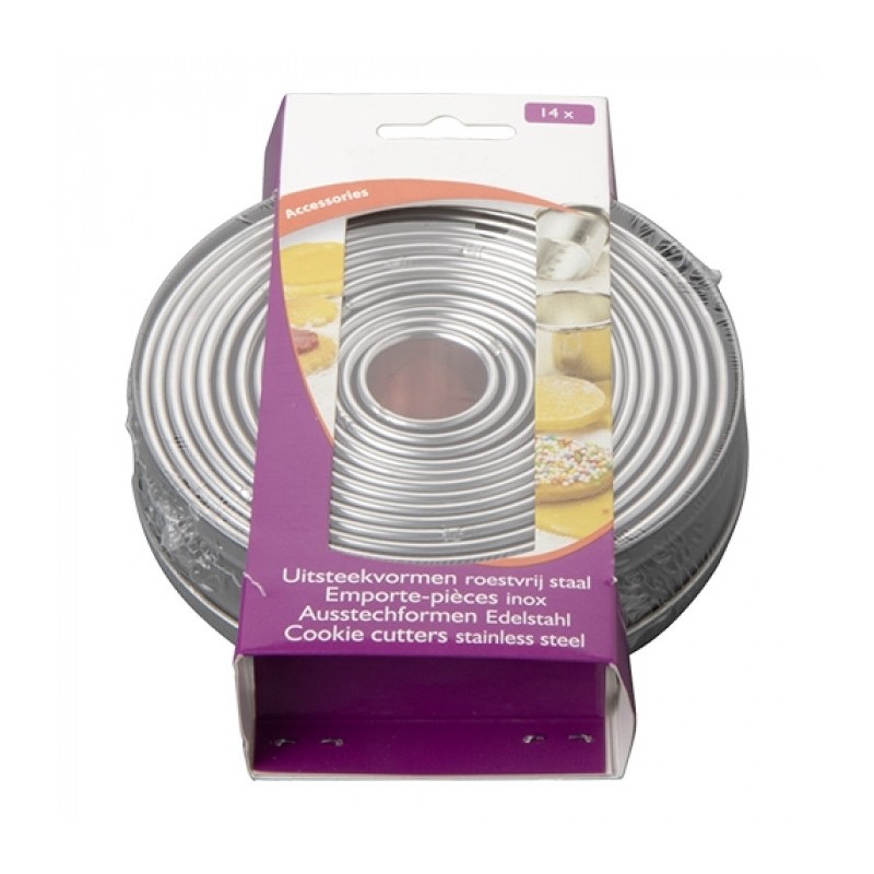 lot de 14 Emporte-pièces inox - Emga