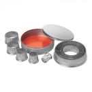 lot de 14 Emporte-pièces cannelé inox - Emga