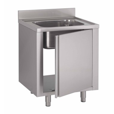 Plonge Sur Armoire Avec 1 Bac - Fabrinox