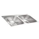 Plonge Sur Armoire Avec 2 Bacs - Fabrinox