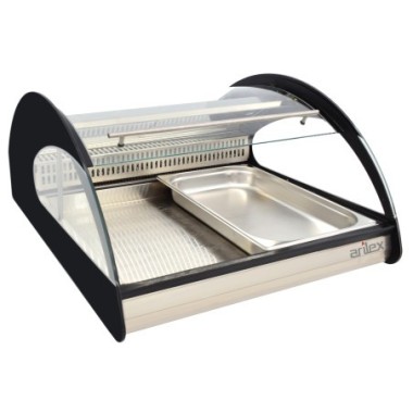 Vitrine réfrigérée avec 2 plateaux GN1/1, spéciale poissons et fruits de mer - Arilex