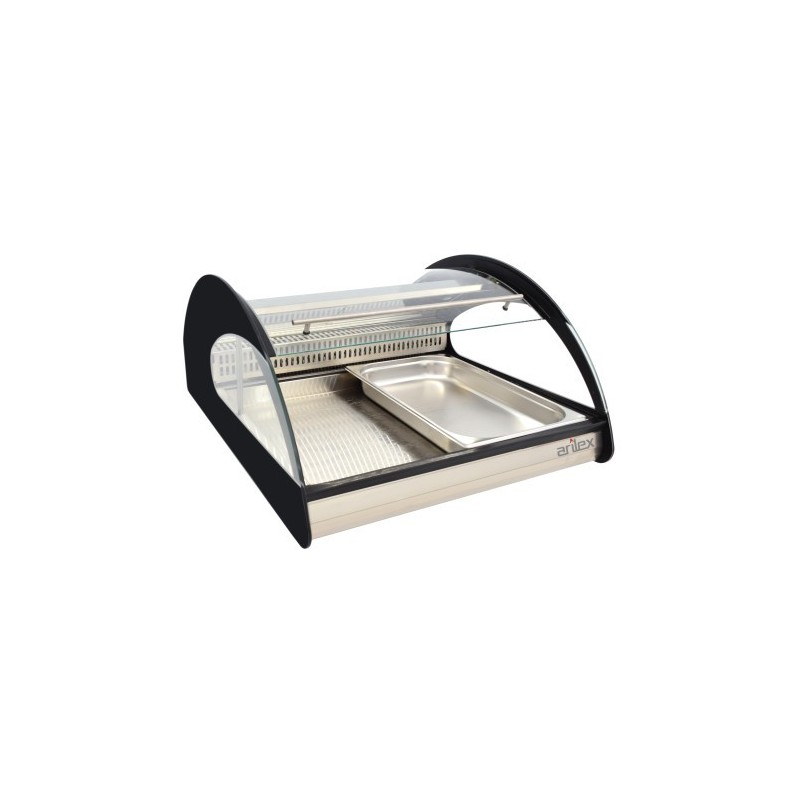 Vitrine réfrigérée avec 2 plateaux GN1/1, spéciale poissons et fruits de mer - Arilex